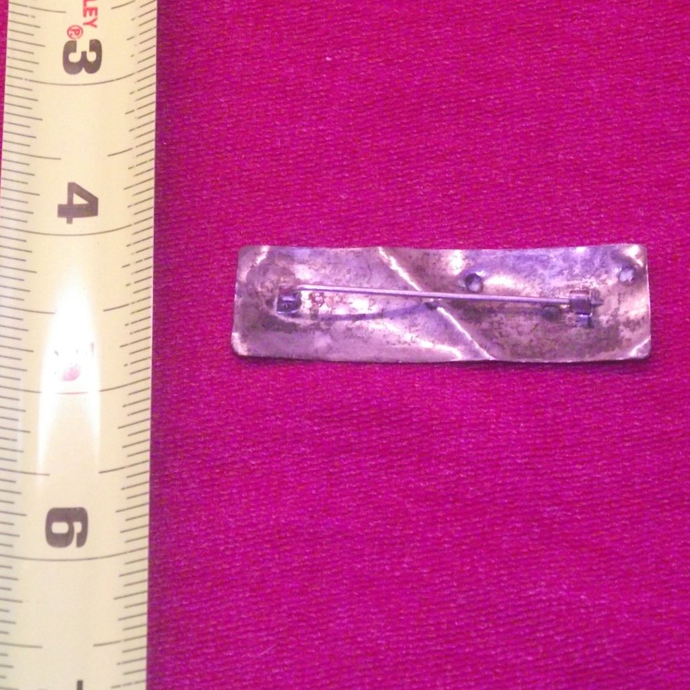 Rectangle Pin Silver - image 2